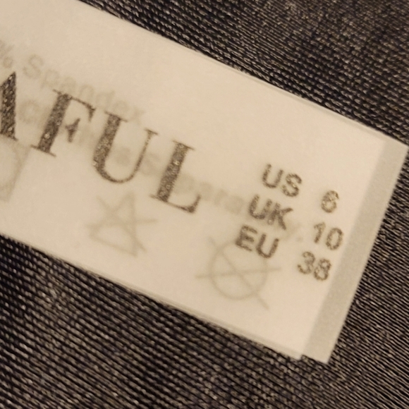 NWT RIBBED KNOT DETAIL  CROP TANK HIGH WAISTED PADDED SWIM BATHING SUIT SIZE 6 - Picture 8 of 8